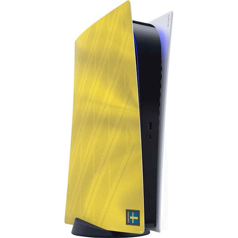 Sweden Soccer Flag PS5 Digital Edition Console Skin
